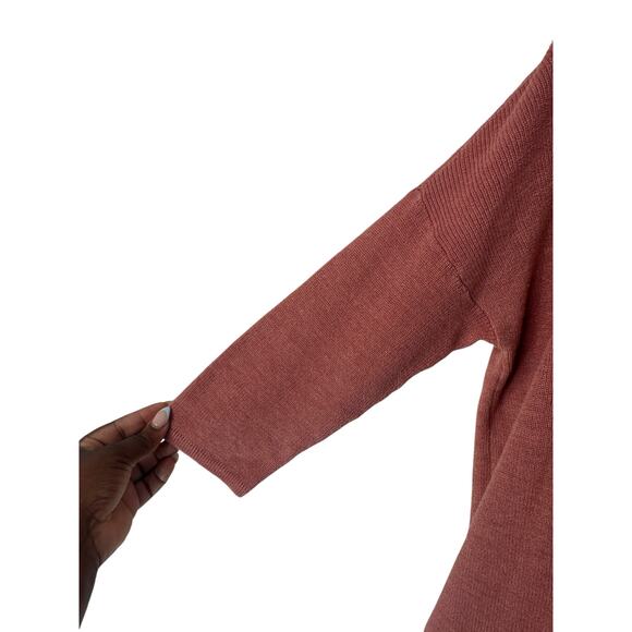 J. Jill Pure Jill Sweater Pink Cable Knit Soft Cozy Scoop Neck‎ Casual Large - Picture 3 of 12